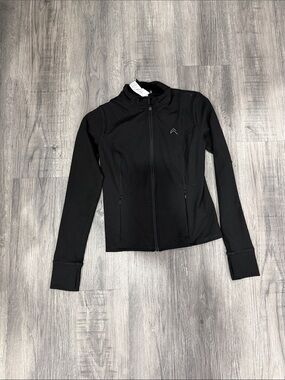 Oner Active Black Full-Zip Utility Jacket